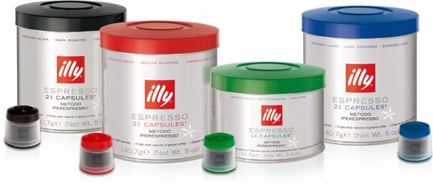 illy IperEspresso coffee capsules